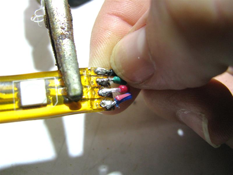 Pull of the sheaths from these wires.