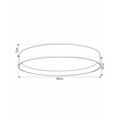 kelvo® RONDO KLV-101-0589-V2 Φωτιστικό Οροφής LED 36W 3600lm 120° AC 220-240V IP20 Ρυθμιζόμενο Λευκό CCT με Διακόπτη στο Driver 2700K/4500K/6000K Triac Dimmable - Lumileds SMD Chip & ENEC/TÜV Driver - Λευκό Ματ & Εφέ Ξύλου - Μ50 x Π50 x Υ7cm - 5 Χρόνια Εγγύηση