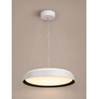 kelvo® VOLA KLV-101-0590 Κρεμαστό Φωτιστικό Οροφής LED 24W 2400lm 120° AC 220-240V IP20 Ρυθμιζόμενο Λευκό CCT με Διακόπτη στο Driver 2700K/4500K/6000K Triac Dimmable - Lumileds SMD Chip & ENEC/TÜV Driver - Μαύρο Ματ & Λευκό Ματ - Μ40 x Π40 x Υ7cm - 5 Χρόνια Εγγύηση