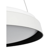kelvo® VOLA KLV-101-0590 Κρεμαστό Φωτιστικό Οροφής LED 24W 2400lm 120° AC 220-240V IP20 Ρυθμιζόμενο Λευκό CCT με Διακόπτη στο Driver 2700K/4500K/6000K Triac Dimmable - Lumileds SMD Chip & ENEC/TÜV Driver - Μαύρο Ματ & Λευκό Ματ - Μ40 x Π40 x Υ7cm - 5 Χρόνια Εγγύηση