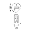 H1 ΑΛΟΓΟΝΟΥ 12V/100W 62.5mm P14,5s ΤΕΜ1