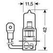 H3 ΑΛΟΓΟΝΟΥ 12V/100W 42mm PK22s ΛΑΜΠΑ