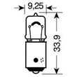 ΛΑΜΠΑ ΑΛΟΓΟΝΟΥ 12V/6W BAX9s