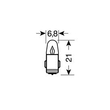 ΛΑΜΠΑΚΙΑ ΜΙΝΙΟΝ (J) 12V/2W BA7s ΠΡΑΣΙΝΑ