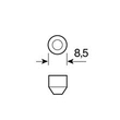 ΛΑΜΠΑΚΙΑ ΜΠΛΕ ΣΩΛΗΝΩΤΑ 12V/C5W 35mm