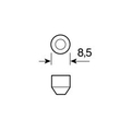 ΛΑΜΠΑΚΙΑ ΣΩΛΗΝΩΤΑ 12V/10W ΜΩΒ 11x31mm