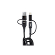 ΚΑΛΩΔΙΟ ΦΟΡΤΙΣΗΣ ΚΑΙ ΣΥΓΧΡΟΝΙΣΜΟΥ USB C/USB C iOs/USB A 100cm FullLINK UC-15 AMIO