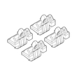 VW GOLF 5 3D/5D-GOLF 6 3D/5D KIT ΑΚΡΑ (ΠΟΔΙΑ) ΓΙΑ ΜΠΑΡΕΣ NORDRIVE