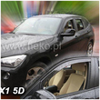 BMW X1 E84 5D 2009-2016 ΖΕΥΓΑΡΙ ΑΝΕΜΟΘΡΑΥΣΤΕΣ ΑΠΟ ΕΥΚΑΜΠΤΟ ΦΙΜΕ ΠΛΑΣΤΙΚΟ HEKO - 2 ΤΕΜ.