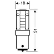 P21W 12V BA15s MEGA-LED20 ΑΛΟΥΜΙΝΙΟΥ COB ΔΙΑΘΛΑΣΗΣ (ΜΟΝΟΠΟΛΙΚΟ) BLISTER 1ΤΕΜ.