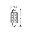 ΛΑΜΠΑΚΙ ΠΛΑΦΟΝΙΕΡΑΣ 15x41mm HYPER-LED 24