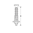 H1 24/28V P14,5s HYPER-LED39 ΛΕΥΚΟ 1ΤΕΜ.