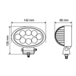 ΠΡΟΒΟΛΕΑΣ WL-4 24W 1600LM 10/30V 8 LED 10-30V/21W 6.000K (142x120x66mm) ΦΩΣ ΔΙΑΘΛΑΣΗΣ -1ΤΕΜ.