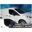 FORD TRANSIT CONNECT / TOURNEO 2 2D/5D 2014+ ΖΕΥΓΑΡΙ ΑΝΕΜΟΘΡΑΥΣΤΕΣ VAN ΑΠΟ ΕΥΚΑΜΠΤΟ ΦΙΜΕ ΠΛΑΣΤΙΚΟ HEKO - 2 ΤΕΜ.