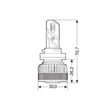 H11 9-32V PGJ19-2 6.500K 7.200lm 45W HALO LED LIGHTING SERIES 14 G-XP SPESIAL CHIPS 2ΤΕΜ. LED KIT