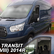 FORD TRANSIT 8 2013+ ΚΟΝΤΟ ΖΕΥΓΑΡΙ ΑΝΕΜΟΘΡΑΥΣΤΕΣ ΑΠΟ ΕΥΚΑΜΠΤΟ ΦΙΜΕ ΠΛΑΣΤΙΚΟ HEKO - 2 ΤΕΜ.