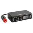 ΑΝΤΑΠΤΟΡΑΣ ΑΝΑΠΤΗΡΑ 12/24/36V ΔΙΠΛΟΣ ΜΕ 2 USB+ΒΟΛΤΟΜΕΤΡΟ MULTI POWER ΜΕ ΚΑΛΩΔΙΟ 80cm