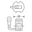 H3 12V 55W PK22s XENON ULTRA 4.800K +90%  2ΤΕΜ.