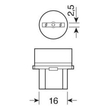 P27/7W 12V 27/7W W2,5x16q STANDAR LINE ΑΛΟΓΟΝΟΥ 2ΤΕΜ. BLISTER