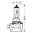 H11B  Blu-Xe Λάμπα Αλογόνου 12V - 55W - PGJY19-2 - 2 τεμ. - κουτί