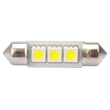 ΛΑΜΠΑΚΙΑ ΠΛΑΦΟΝΙΕΡΑΣ C5W/C10W 12V 0,72W SV8,5 36mm CAN-BUS LED 3xSMD5050 PREMIUM ΛΕΥΚΟ BLISTER 2ΤΕΜ