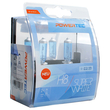 H8 12V 55W 3.450K PGJ19-1 POWERTECK SUPERWHITE 2ΤΕΜ.