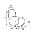 ΑΚΡΟ ΕΞΑΤΜΙΣΗΣ ΓΙΑ SMART ΛΟΞΟ Φ30-45mm