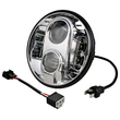 ΦΑΝΑΡΙ ΣΤΡΟΓΓΥΛΟ 7 ΙΝΤΣΩΝ ME 8LED CREE (XML-10W) 9-36V 6000-6500K CHROME