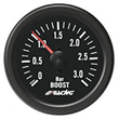 ΜΠΑΡΟΜΕΤΡΟ 0-3.0 BAR ΜΑΥΡΟ 52mm 2 INCH BLACK LINE ΓΙΑ ΚΙΝΗΤΗΡΕΣ TURBODIESEL