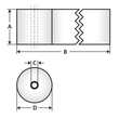 ΣΕΤ ΡΟΛΟ ΑΠΟΔΕΙΞΕΩΝ ΓΙΑ POS (57 mm X 15 m) - 12 ΤΕΜ.