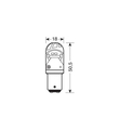 P21/5W 10-28V BAY15d MEGA-LED 300LM ΔΙΑΘΛΑΣΗΣ ΛΕΥΚΟ (ΔΙΠΟΛΙΚΟ) BLISTER 1ΤΕΜ.