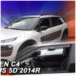 CITROEN C4 CACTUS 5D 2014+ ΖΕΥΓΑΡΙ ΑΝΕΜΟΘΡΑΥΣΤΕΣ ΑΠΟ ΕΥΚΑΜΠΤΟ ΦΙΜΕ ΠΛΑΣΤΙΚΟ HEKO - 2 ΤΕΜ.