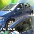 DACIA LOGAN 2 / SANDERO 2 / STEPWAY 4D 2013+ ΖΕΥΓΑΡΙ ΑΝΕΜΟΘΡΑΥΣΤΕΣ ΑΠΟ ΕΥΚΑΜΠΤΟ ΦΙΜΕ ΠΛΑΣΤΙΚΟ HEKO - 2 ΤΕΜ.