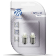 T4W 12V 0,96W BA9s (ΜΙΝΙΟΝ) LED 4xLED 3mm ΛΕΥΚΟ BLISTER 2ΤΕΜ. M-TECH
