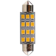 ΛΑΜΠΑΚΙΑ ΠΛΑΦΟΝΙΕΡΑΣ C5W/C10W 12V SV8.5 41mm 1,5W 12xSMD2835 LED OSRAM ΛΕΥΚΟ  BLISTER 2ΤΕΜ. M-TECH