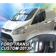 FORD TRANSIT CUSTOM 2D/4D 2012+ ΖΕΥΓΑΡΙ ΑΝΕΜΟΘΡΑΥΣΤΕΣ VAN ΑΠΟ ΕΥΚΑΜΠΤΟ ΦΙΜΕ ΠΛΑΣΤΙΚΟ HEKO - 2 ΤΕΜ.