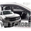 VW T-CROSS 5D 2019+ ΖΕΥΓΑΡΙ ΑΝΕΜΟΘΡΑΥΣΤΕΣ ΑΠΟ ΕΥΚΑΜΠΤΟ ΦΙΜΕ ΠΛΑΣΤΙΚΟ HEKO - 2 ΤΕΜ.