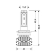 H7 9-32V 3000-10.000K 2.250lm 25W PX26d HALO LED PRO-BIKE 1 6LED ZES 1ΤΕΜ. LED KIT