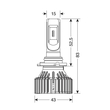 H10/HB3 9005 9-32V 6.500K 8.000lm 60W P20d HALO LED SERIE 6 STANDARD 6LED ZES 2ΤΕΜ. LED KIT