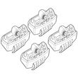 FORD FIESTA 3D/5D 09/08-17 KIT ΑΚΡΑ (ΠΟΔΙΑ) ΓΙΑ ΜΠΑΡΕΣ NORDRIVE