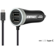 ΦΟΡΤΙΣΤΗΣ ΑΝΑΠΤΗΡΑ 12V 2,4A ΜΕ 2 ΘΥΡΕΣ USB ΚΑΙ 1 TYPE-C USB ΜΕ ΚΑΛΩΔΙΟ AMiO – 1 ΤΕΜ.