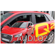 AUDI Q2 5D 2016+ ΣΕΤ ΑΝΕΜΟΘΡΑΥΣΤΕΣ ΑΥΤΟΚΙΝΗΤΟΥ ΑΠΟ ΕΥΚΑΜΠΤΟ ΦΙΜΕ ΠΛΑΣΤΙΚΟ HEKO - 4 ΤΕΜ.