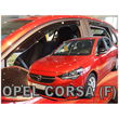 OPEL CORSA F 5D 2019+ / PEUGEOT 208 5D 2019+ ΣΕΤ ΑΝΕΜΟΘΡΑΥΣΤΕΣ ΑΥΤΟΚΙΝΗΤΟΥ ΑΠΟ ΕΥΚΑΜΠΤΟ ΦΙΜΕ ΠΛΑΣΤΙΚΟ HEKO - 4 ΤΕΜ.