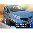 NISSAN NOTE E12 5D 2013+ - ΣΕΤ ΑΝΕΜΟΘΡΑΥΣΤΕΣ ΑΠΟ ΕΥΚΑΜΠΤΟ ΦΙΜΕ ΠΛΑΣΤΙΚΟ HEKO - 4 ΤΕΜ.