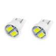 T10 W5W 12V LED 2xSMD5730 ΛΕΥΚΟ AMIO – 2 ΤΕΜ.