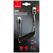 ΚΑΛΩΔΙΟ ΦΟΡΤΙΣΗΣ ΚΙΝΗΤΟΥ E-BIKE SPRING MICRO USB- APPLE 8 PIN ΣΠΙΡΑΛ 25-100cm