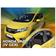HONDA JAZZ IV 5D 2013-2020   ΣΕΤ ΑΝΕΜΟΘΡΑΥΣΤΕΣ ΑΥΤΟΚΙΝΗΤΟΥ ΑΠΟ ΕΥΚΑΜΠΤΟ ΦΙΜΕ ΠΛΑΣΤΙΚΟ HEKO - 4 ΤΕΜ.