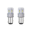 P21/5W BAY15d 12/24V 22 LED SMD ULTRABRIGHT 3020 CANBUS ΛΕΥΚΟ 2ΤΕΜ.