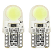 T10 12V W2,1x9,5d ΛΕΥΚΟ 5.600K 1xCOB LED ΣΙΛΙΚΟΝΗΣ(ΚΑΡΦΩΤΟ) AMIO - 2 ΤΕΜ.