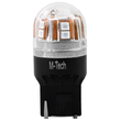 W21W (T20) 12/24V W3x16d 15xSMD2835 LED ΚΟΚΚΙΝΟ CAN-BUS BLISTER  M-TECH - 1 ΤΕΜ.